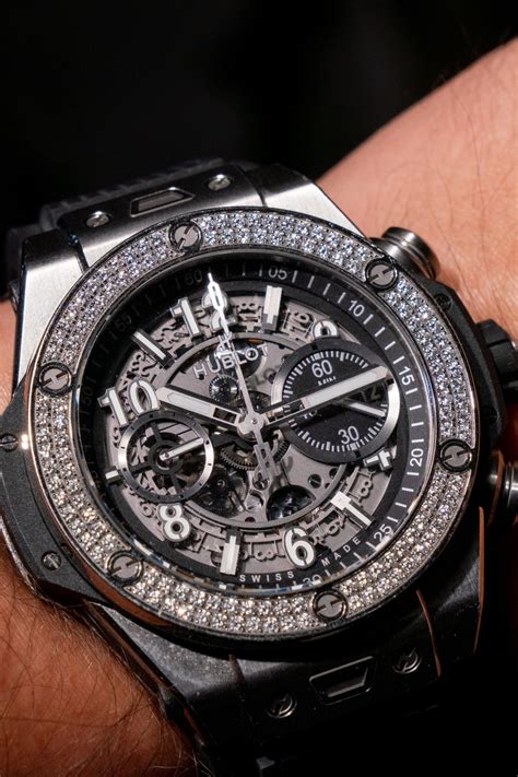 hublot big bang unico skeleton factory diamond